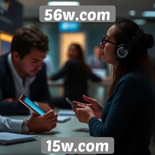 Experiência do usuário em dispositivos móveis no 56w.com