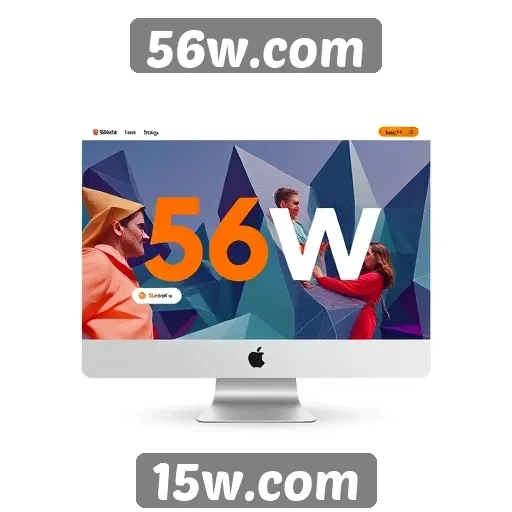 Interface do usuário do site 56w.com é intuitiva