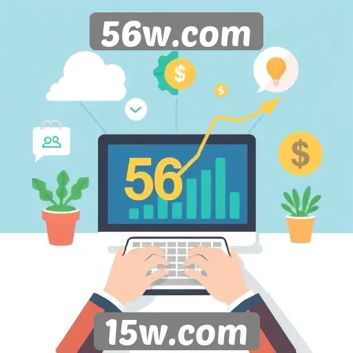 Estrategias de monetização do site 56w.com
